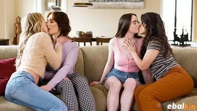 Групповой, Качество HD, Новинки 2023, Семейные фантазии, AdultTime, Aiden Ashley, Hazel Moore, MommysGirl, Siri Dahl, Victoria Voxxx, Мачеха, Падчерица,